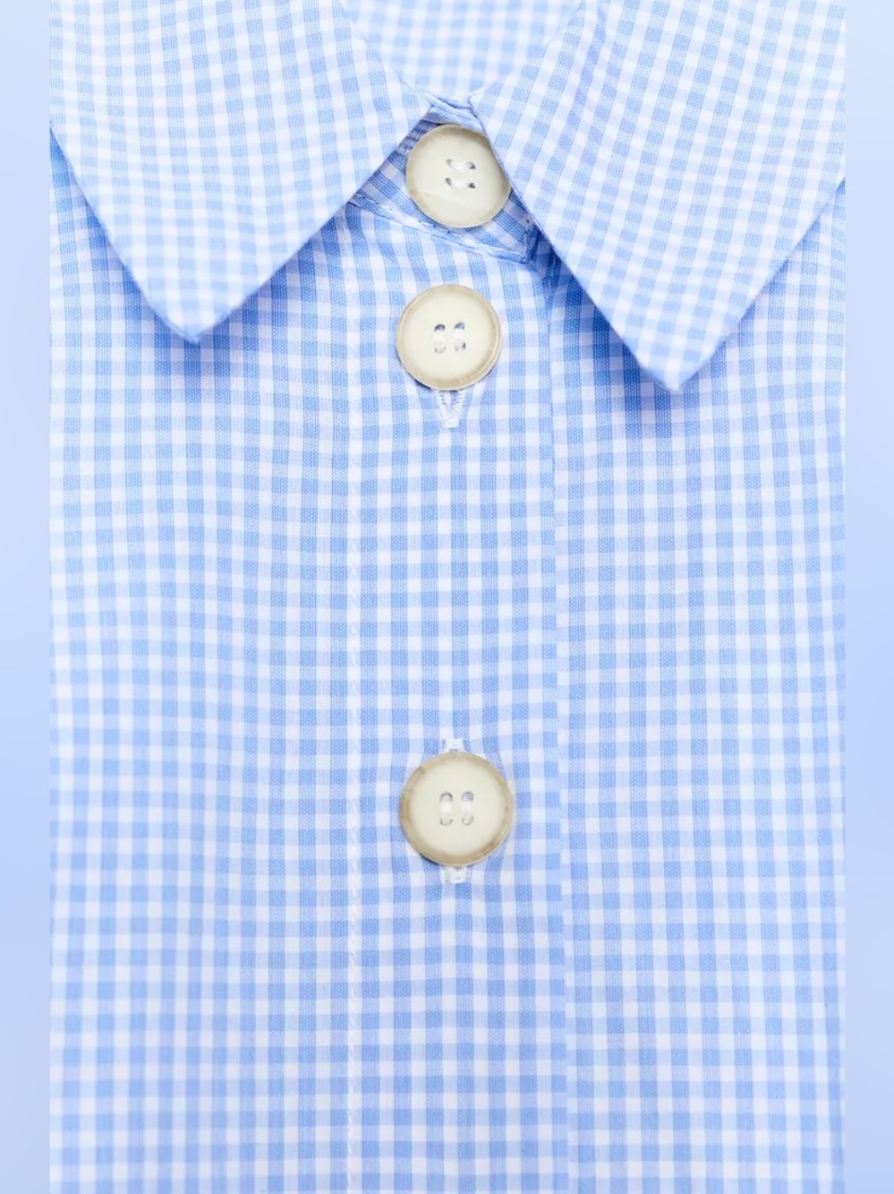 ZARA PUFF SLEEVE SHIRT - Picture 7 of 8